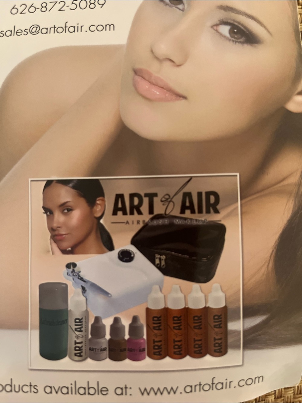 Art of Air Airbrush Liquid Foundation Starting Set — Natural Beige/Tan Shades